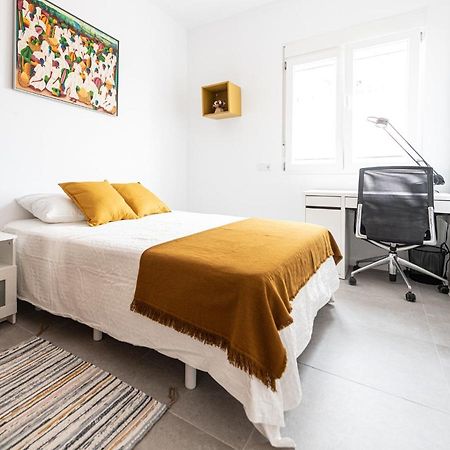Apartamento 2 Hab En Malvarrosa A Metros De La Playa, Con Terraza Y Zonas Comun 3D Valensiya Dış mekan fotoğraf
