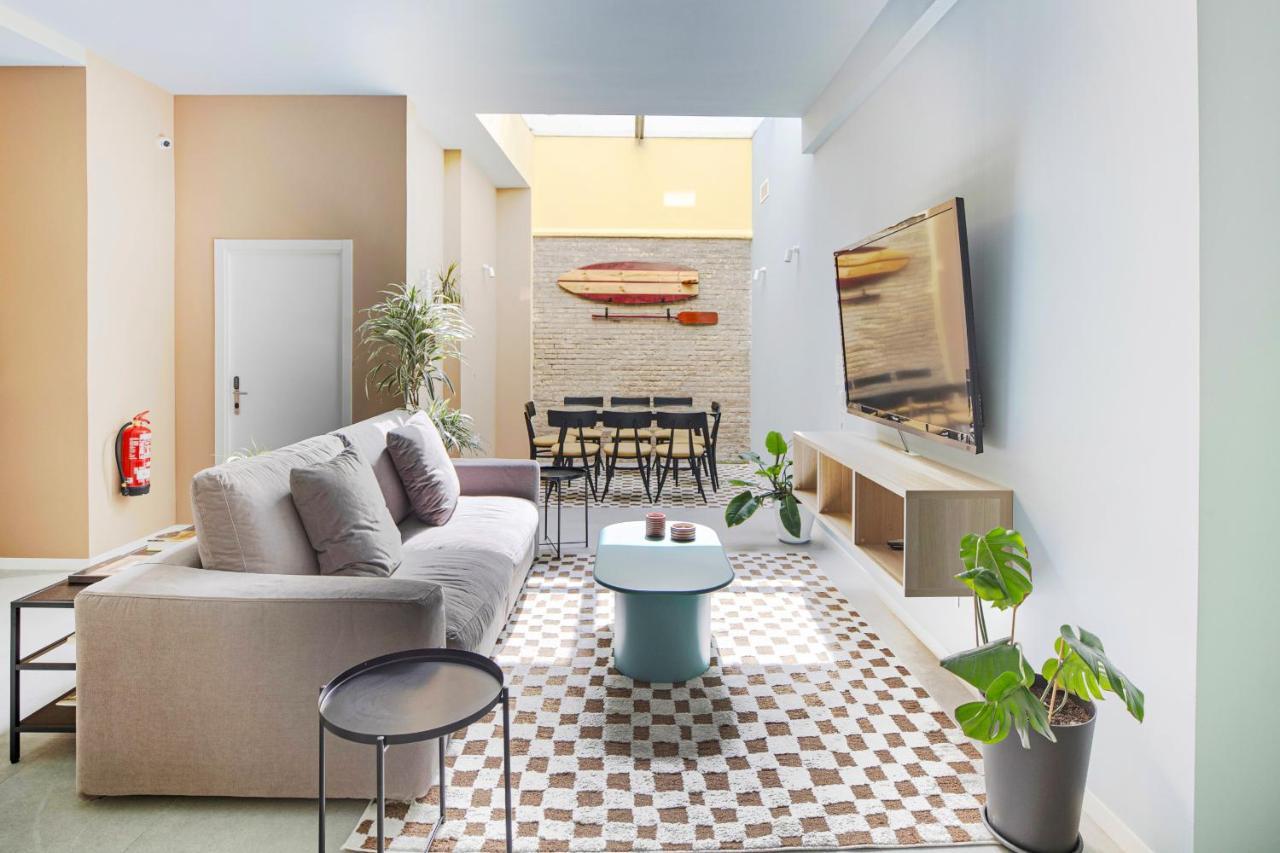 Apartamento 2 Hab En Malvarrosa A Metros De La Playa, Con Terraza Y Zonas Comun 3D Valensiya Dış mekan fotoğraf