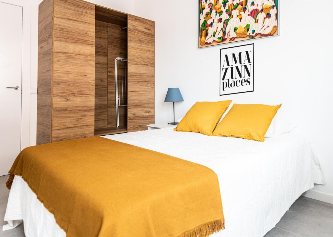 Apartamento 2 Hab En Malvarrosa A Metros De La Playa, Con Terraza Y Zonas Comun 3D Valensiya Dış mekan fotoğraf